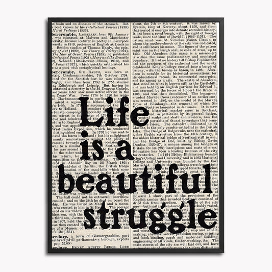Life is a beautiful struggle