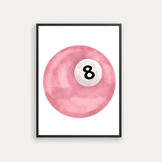 Pink 8 Ball