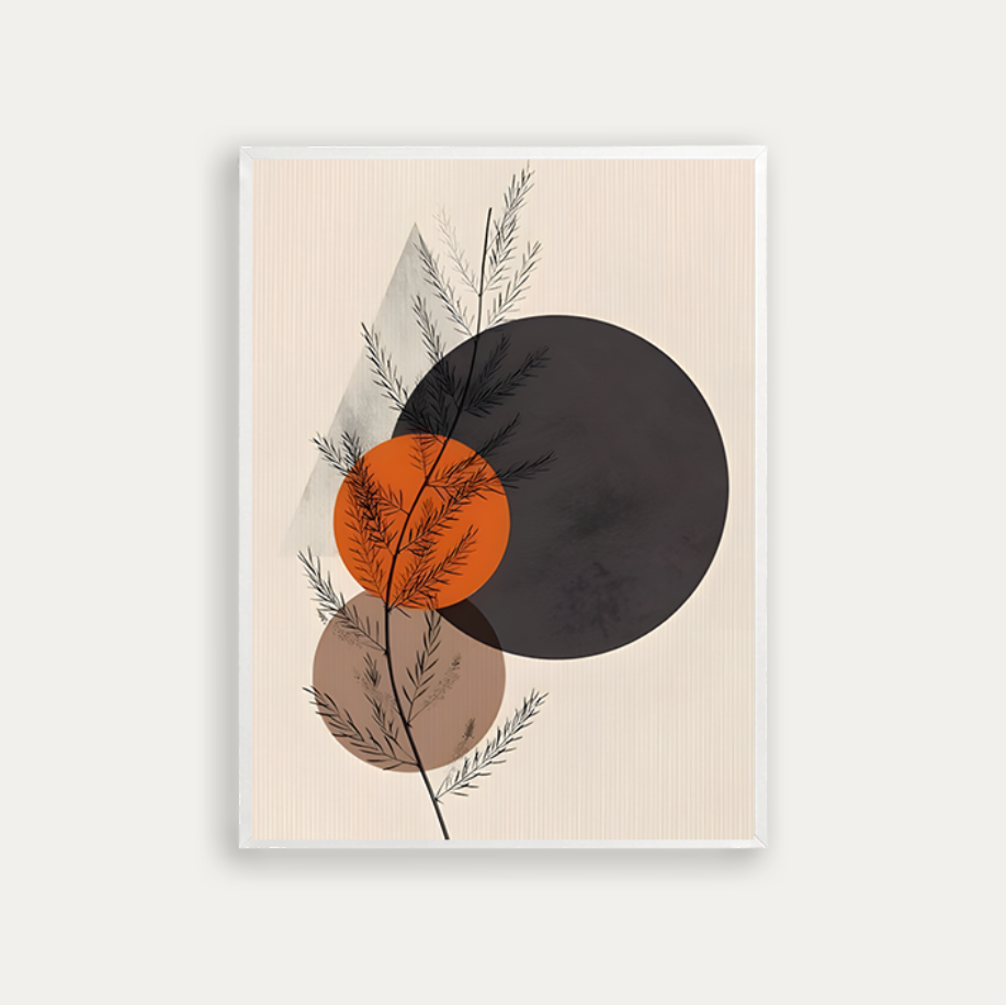 Gray Botanical Stems