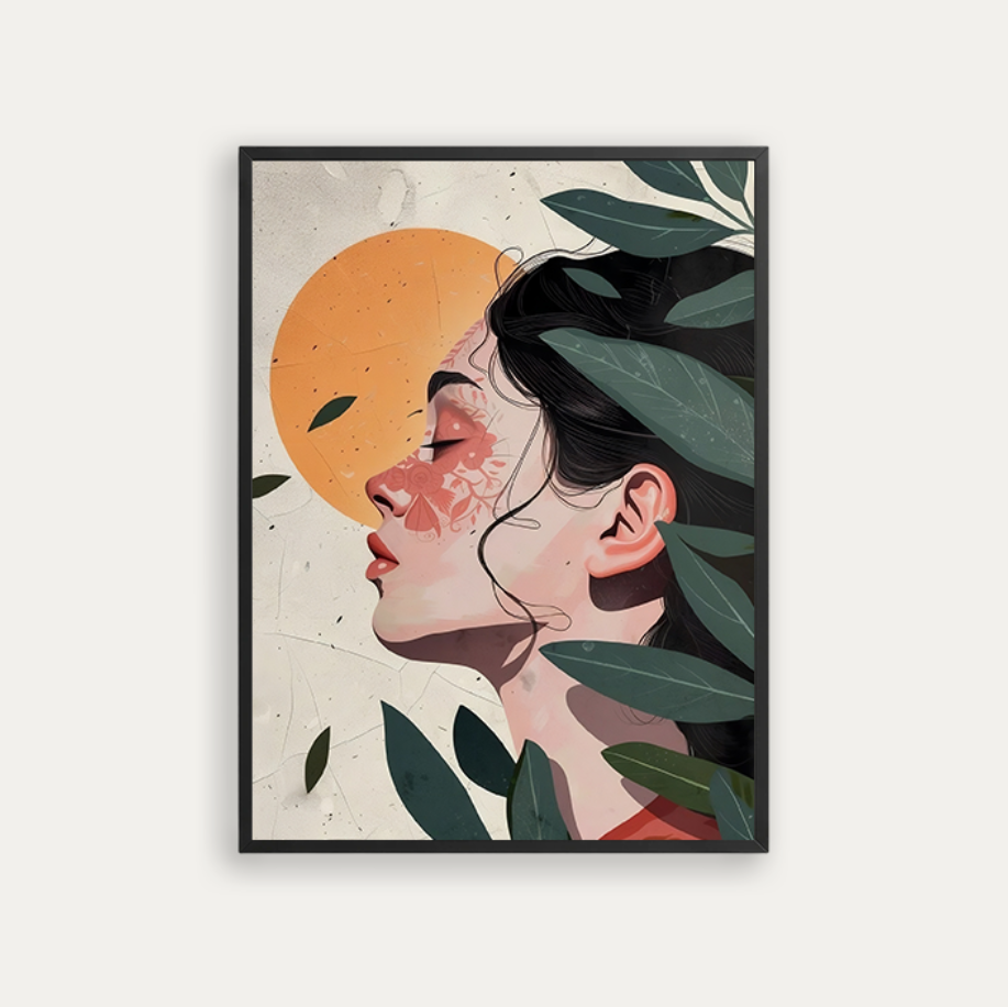 Surrounded by leaves
