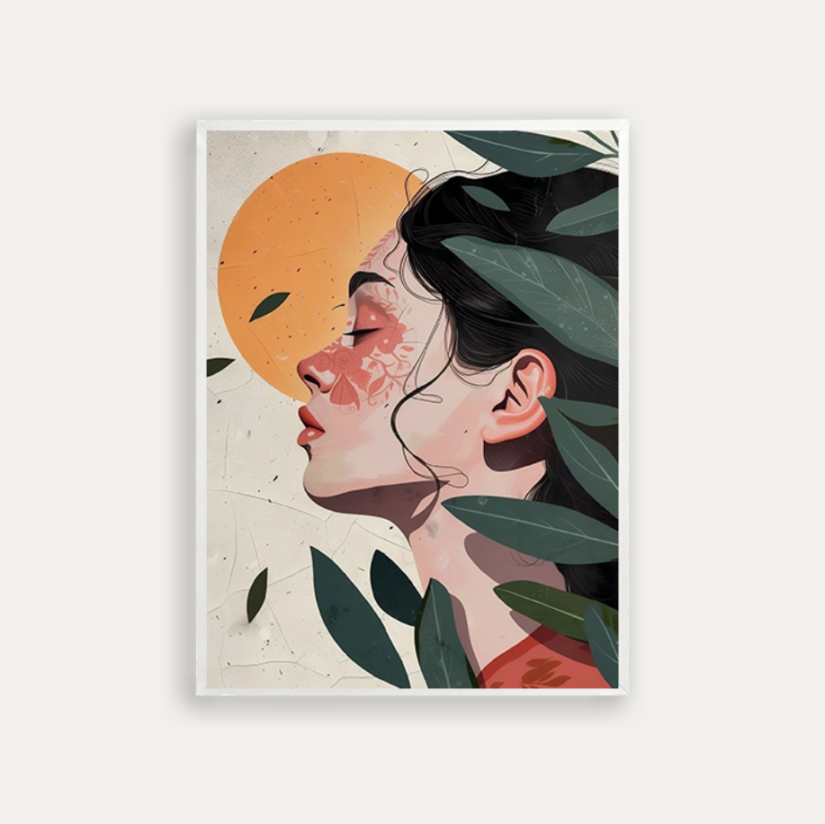 Surrounded by leaves