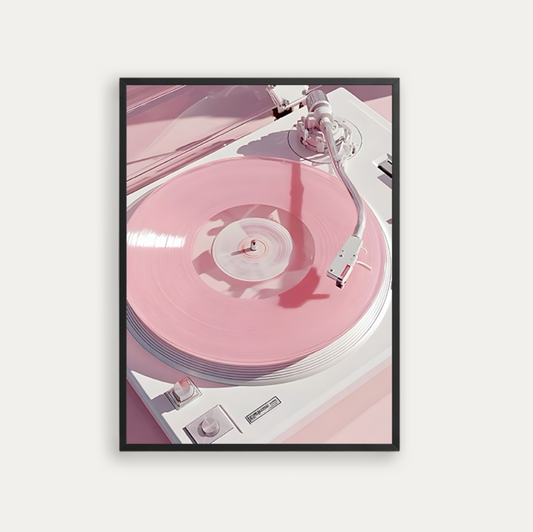 pink vinyl record