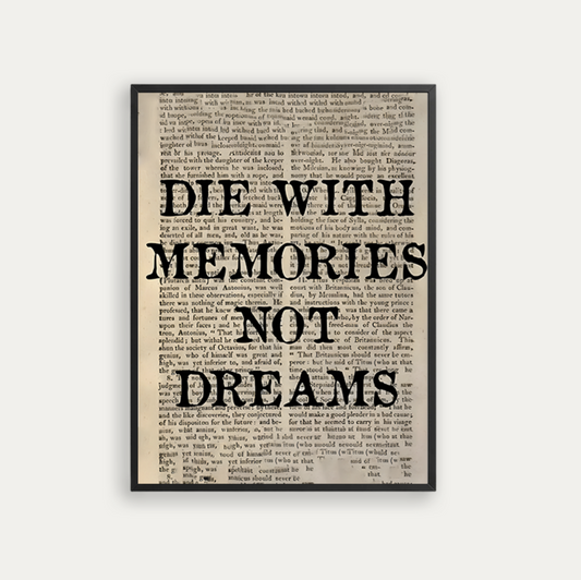 DIE WITH MEMORIES