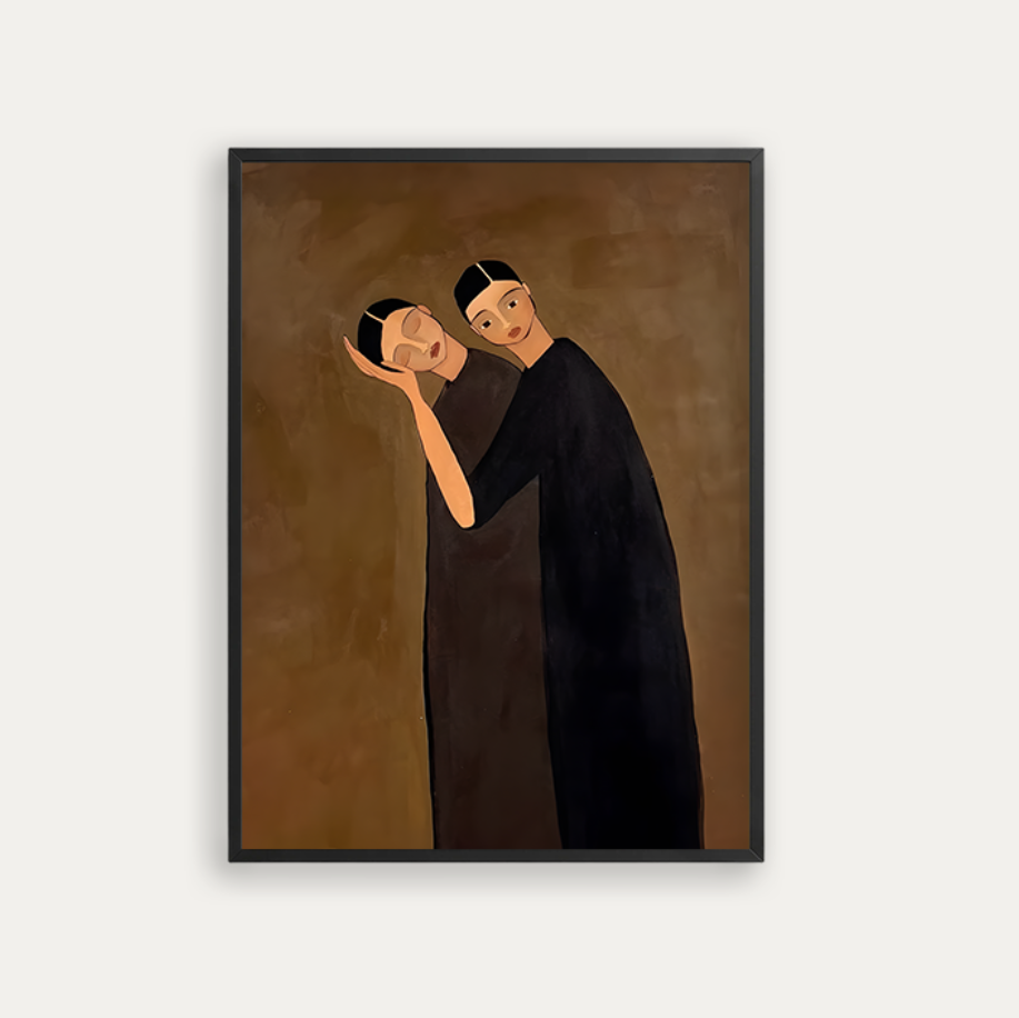 Quiet, sibling comfort.